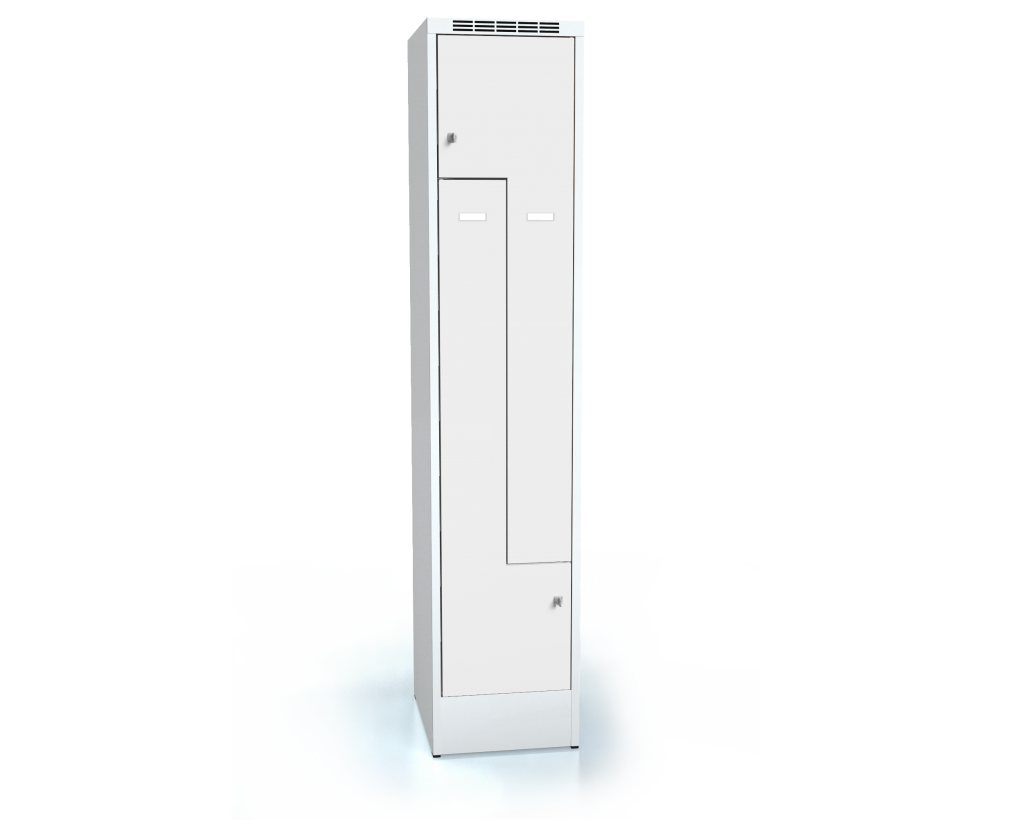 Cloakroom locker Z-shaped doors ALDUR 1 1920 x 400 x 500